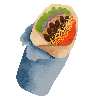 Illustration Tacos Sticker by Your One and Only