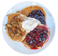 Whipped Cream Food Sticker by foodbabyny