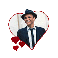 Valentines Day Hearts Sticker by Frank Sinatra