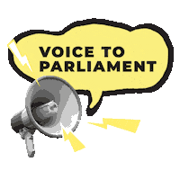 fromtheheartau indigenous naidoc uluru voice to parliament Sticker