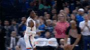 Excited Regular Season GIF by NBA