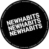 newhabits happy heart retro 하트 Sticker