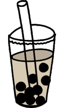 Bubble Tea Asian Sticker