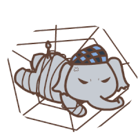Emoji Elephant Sticker