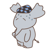 Emoji Elephant Sticker