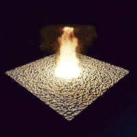 fire cg GIF by Michael Hazani