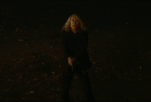 Jamie Lee Curtis Shoot GIF by Halloween