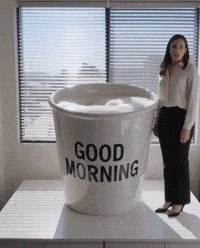 Yawning Good Morning GIF