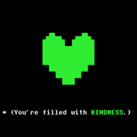Kindness Undertale Ds GIF