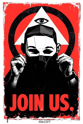 Join Us Poster Art GIF by ABCNT