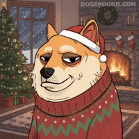 Relaxed Christmas Tree GIF by Doge Pound