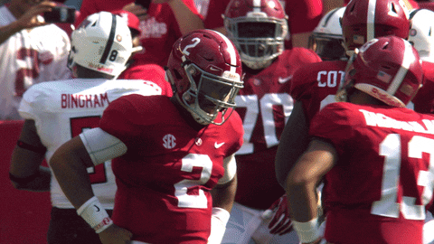 happy football GIF by Alabama Crimson Tide