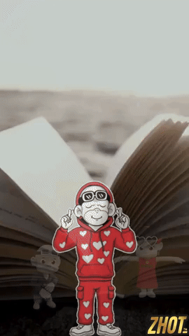 Zhot Wisdom, Character Influencer, White Monkey,