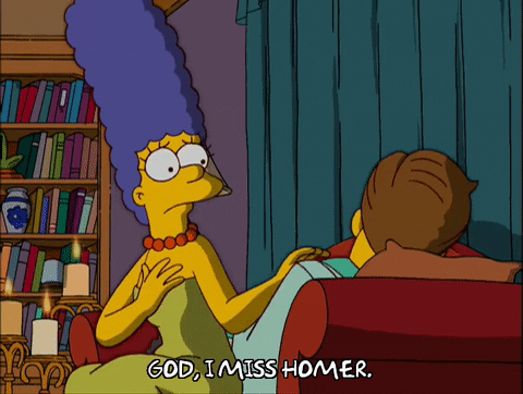 Lonely Episode 15 GIF by The Simpsons