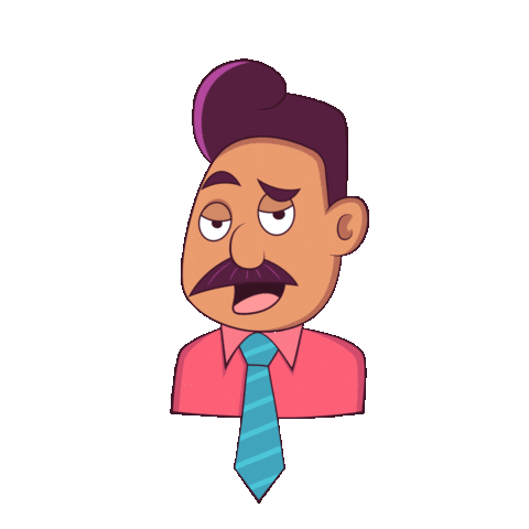 R U Serious Reaction Sticker by Creative Hatti