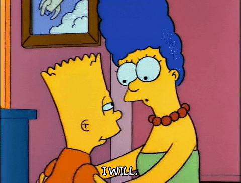 Comforting Season 3 GIF by The Simpsons