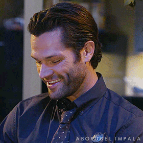aborddelimpala giphyupload smile jared padalecki walker GIF