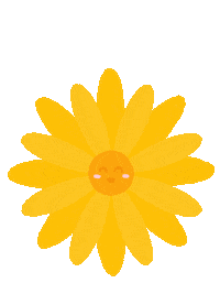 Happy Flower Sticker