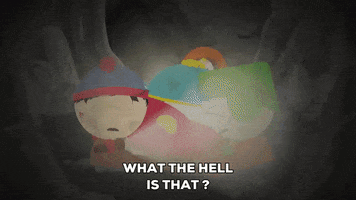 scared eric cartman GIF by South Park 