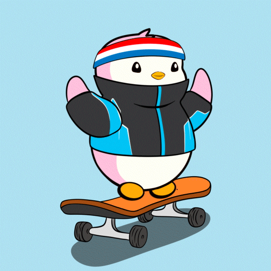 Sport Skating GIF by Pudgy Penguins