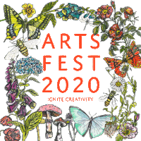 Bc Arts Fest Sticker by Boston College Arts Council