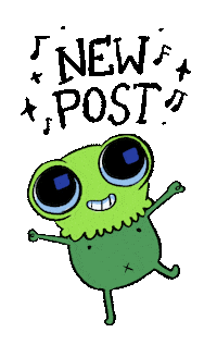 New Post Frog Sticker