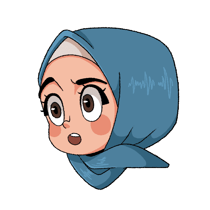 imcleem giphyupload what quoi hijabi Sticker
