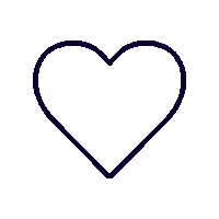 Heart-Dark Sticker by fondation Sur la pointe des pieds