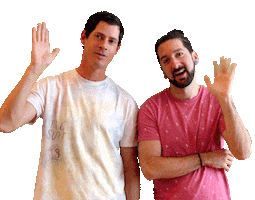 biggigantic hello hi good bye Sticker