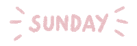 Days Of The Week Pink Sticker by Catharina Stewart