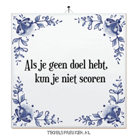 Humor Focus Sticker by Tegelspreuken.nl