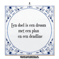 Humor Focus Sticker by Tegelspreuken.nl