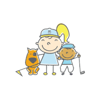 Golf Sticker by LittleSmilesFL