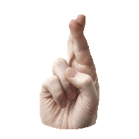 fingers crossed STICKER by imoji