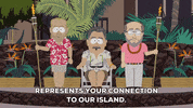 chair island GIF by South Park 