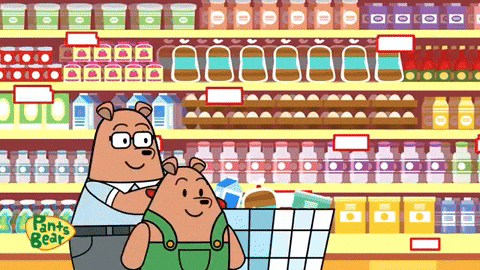 Bread And Butter Shopping GIF