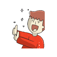 a-chieve like man boy great Sticker