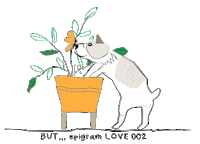 dog 댕댕이 epigram 에피그램 난장판 Sticker