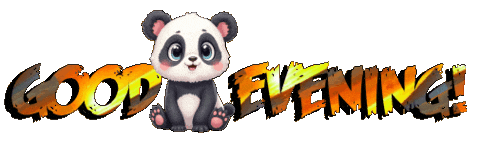 Panda Bear Fox Sticker