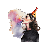 Party Girl Smoking Sticker by Sloane Skylar