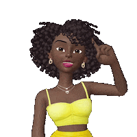 Cute Girl Sticker