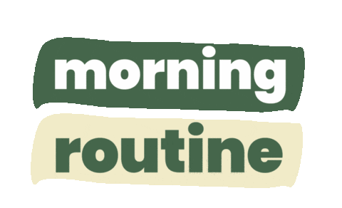 Morning Routine Sticker by itsclean