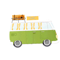 Obelink shopping camping bus camper Sticker