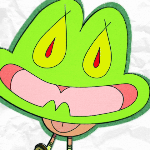 Sick Frog GIF by hollaartyourboy