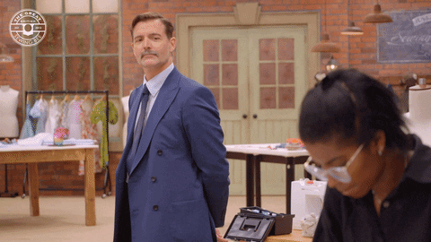 Wink Watching GIF by The Great British Sewing Bee