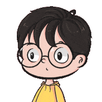Glasses Sneezing Sticker