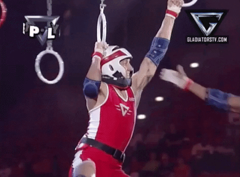 hang tough another one bites the dust GIF by Gladiators