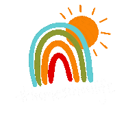 ArrowsAndApplesauce rainbow sun sunshine homeschool Sticker