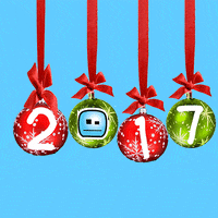 happy new year bonne annÃ©e GIF by Stikbot