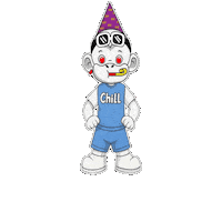 Laid Back Chill Sticker by Zhot